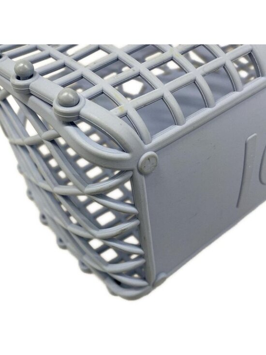 Fendi Tote Basket Small Light Blue Leather - Picture 6 of 15